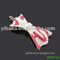 Fancy pattern hair pin clip metal hair accessories for girl HF80744